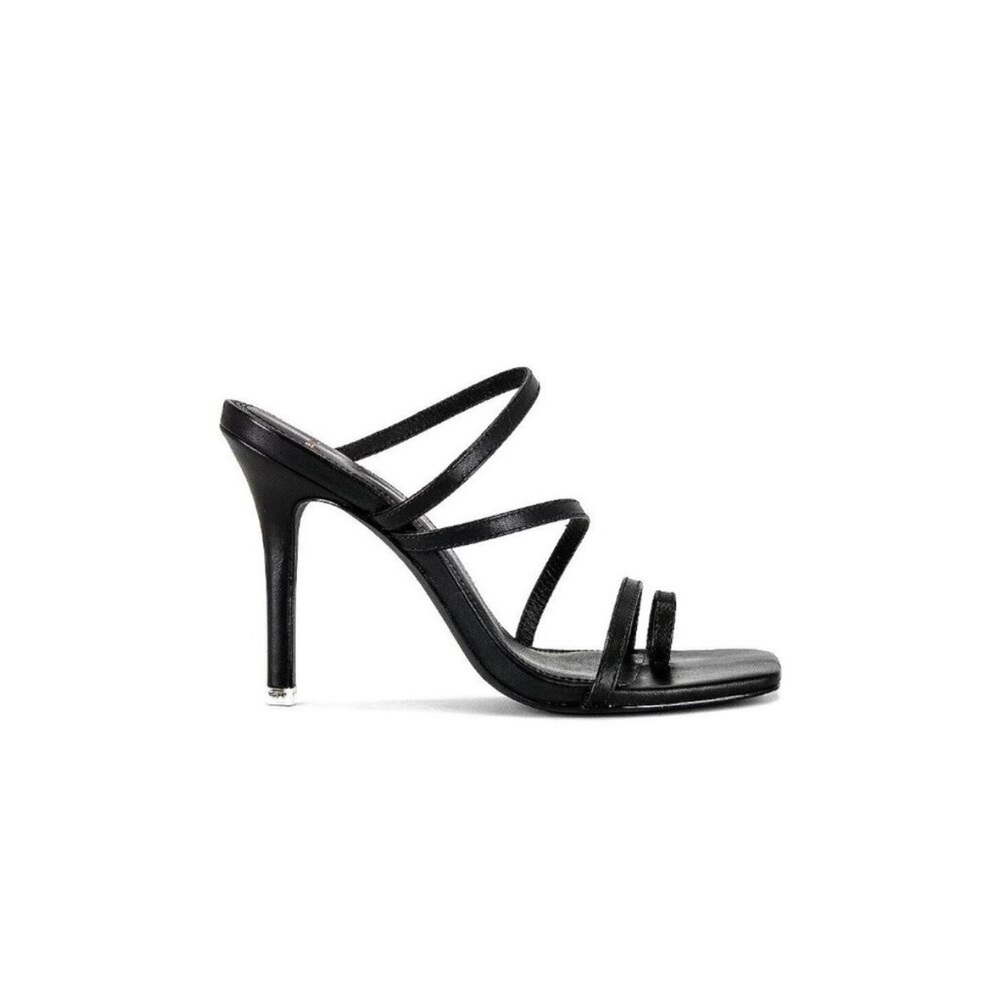 Black Suede Studio Cindy Heel